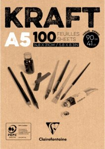 

Бумага для рисования Clairefontaine Kraft 96545C