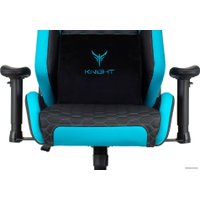 Игровое (геймерское) кресло Knight Neon (черный/голубой) в Лиде