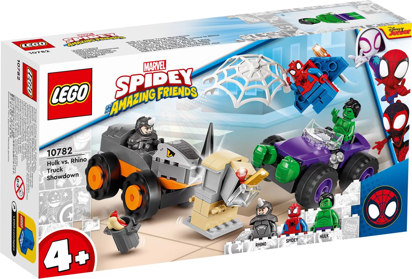 

Конструктор LEGO Marvel Spiderman 10782 Схватка Халка и Носорога на грузовиках