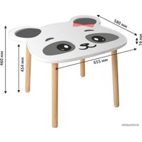 Детский стол Mega Toys Панда 70015ЛДСП