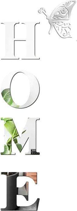 

Наклейка на стену Sundays Home 6408000494A (серебристый)