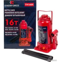 Бутылочный домкрат Everforce EF-T91604 16т