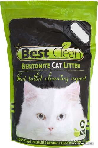 Наполнитель для туалета Best Clean с ароматом зеленого яблока 5 л