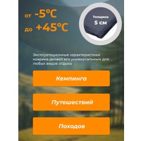 Спальный мешок Coyote Baring ZC-SB022 (синий c туристическим ковриком ZC-SIM001-1 5см)