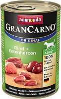 

Консервированный корм для собак Animonda GranCarno Original Adult с говядиной и сердцем утки 400 г