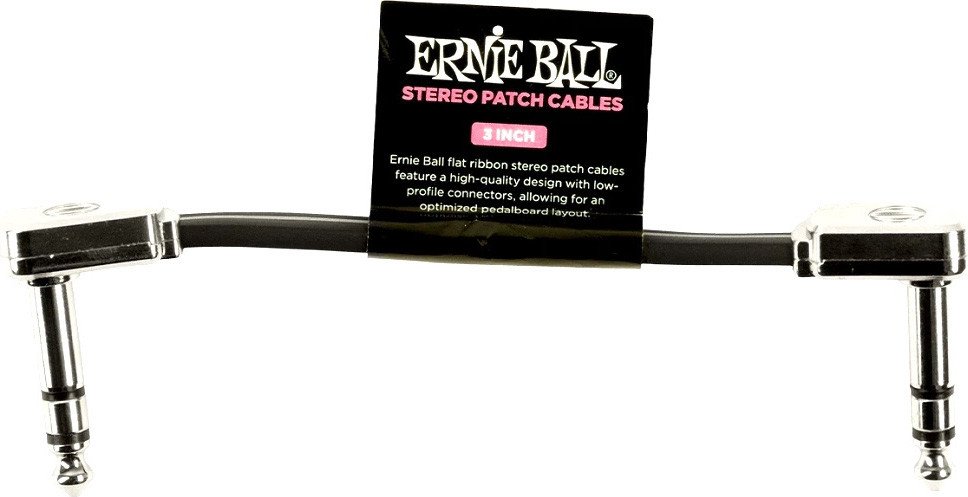 Кабель для гитарных педалей Ernie Ball P06407 6.3 мм - 6.3 мм (0.08 м)