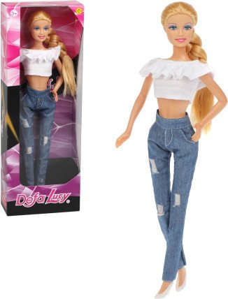 

Кукла Defa Lucy Красотка в белой кофте 8355a