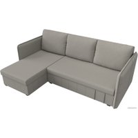 Угловой диван Лига диванов Слим левый 121147L (рогожка Амур, бежевый)