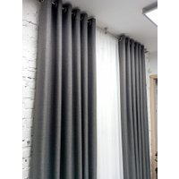Штора Модный текстиль 06L1 112MT391019 (260x210, темно-серый)