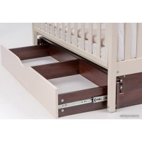 Классическая детская кроватка Верес Соня ЛД-5 (слоновая кость/орех)