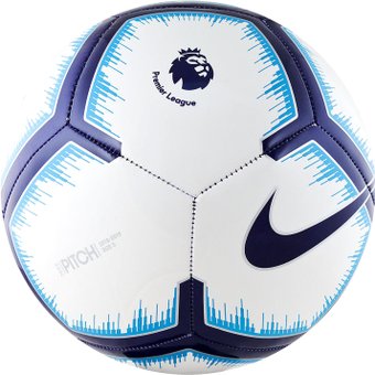 Nike Pitch Premier League SC359 (5 размер, белый/темно-синий)