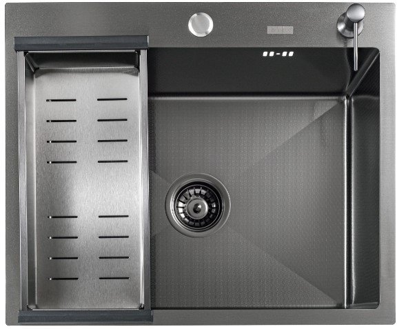 Кухонная мойка Avina Futur FK 4848 B Eco Embossing (черный нано)