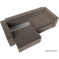 Диван Лига диванов Куба (велюр коричневый)