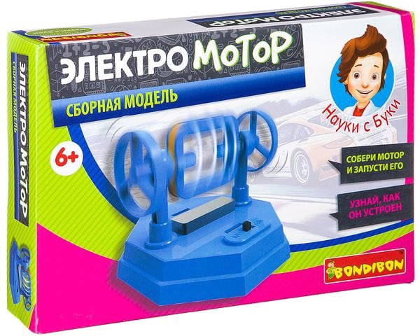 

Набор для опытов Bondibon Науки с Буки Электро мотор ВВ2584