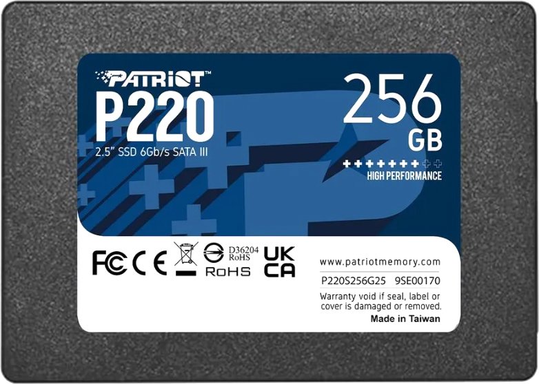 

SSD Patriot P220 256GB P220S256G25