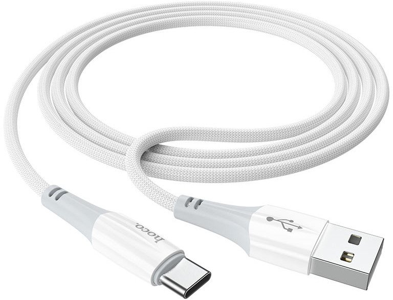 

Кабель Hoco X70 USB Type-A - USB Type-C (1 м, белый)
