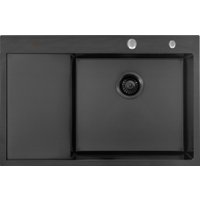 Кухонная мойка ARFEKA ECO AR 780*500 R BLACK PVD NANO