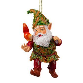 Елочная игрушка Erich Krause Decor. Гном с белочкой 64492