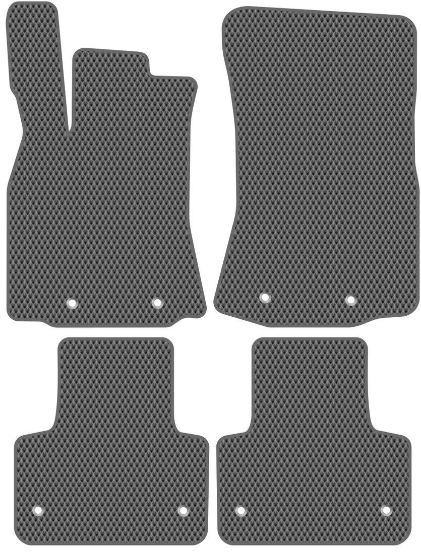 

Комплект ковриков для авто Alicosta Jaguar XJ IX (седан / X351) 2010 - 2021 (серый, ромб)