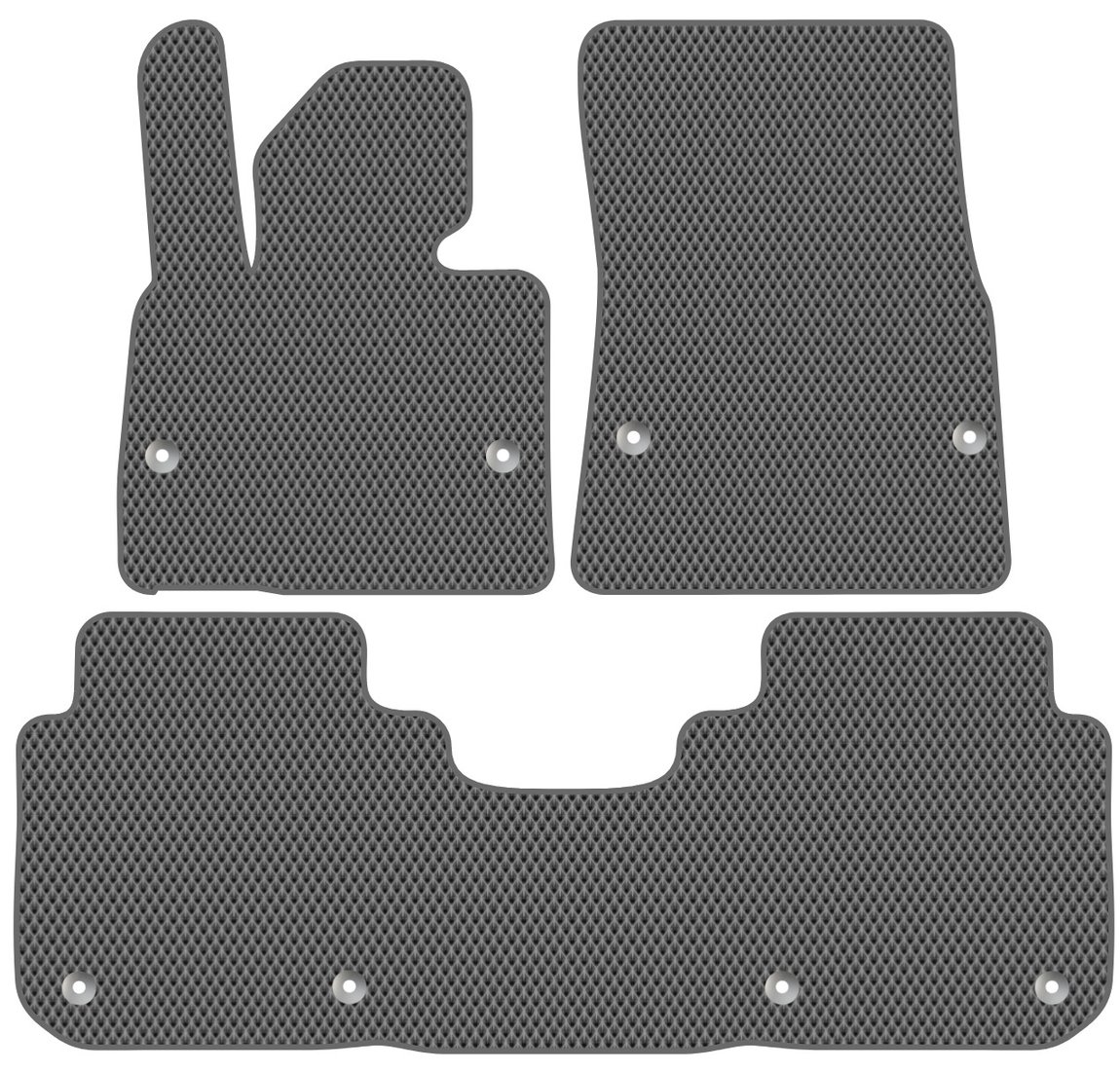 

Комплект ковриков для авто Alicosta Aito M5 I (suv / Гибрид) 2021 - Н.В. (серый, ромб)