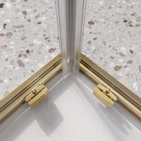 Душевой уголок BelBagno Luce-A-2-100-C-ORO в Бресте