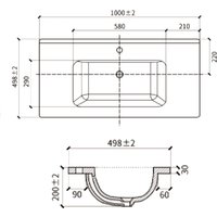 Умывальник Lauter 213100A