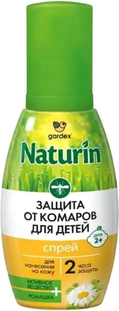 

Спрей от насекомых Gardex Naturin для детей N006 (75 мл)
