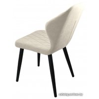 Стул Гальваник Бергамо (эмаль черный муар/Catania Ivory)