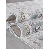 Ковер для жилой комнаты Merinos Iris МР04-STAN-CREAM-BLUE (1.6х2.3)