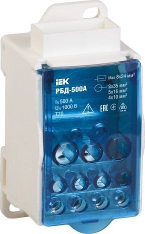 

Распределительный блок IEK RBD-500
