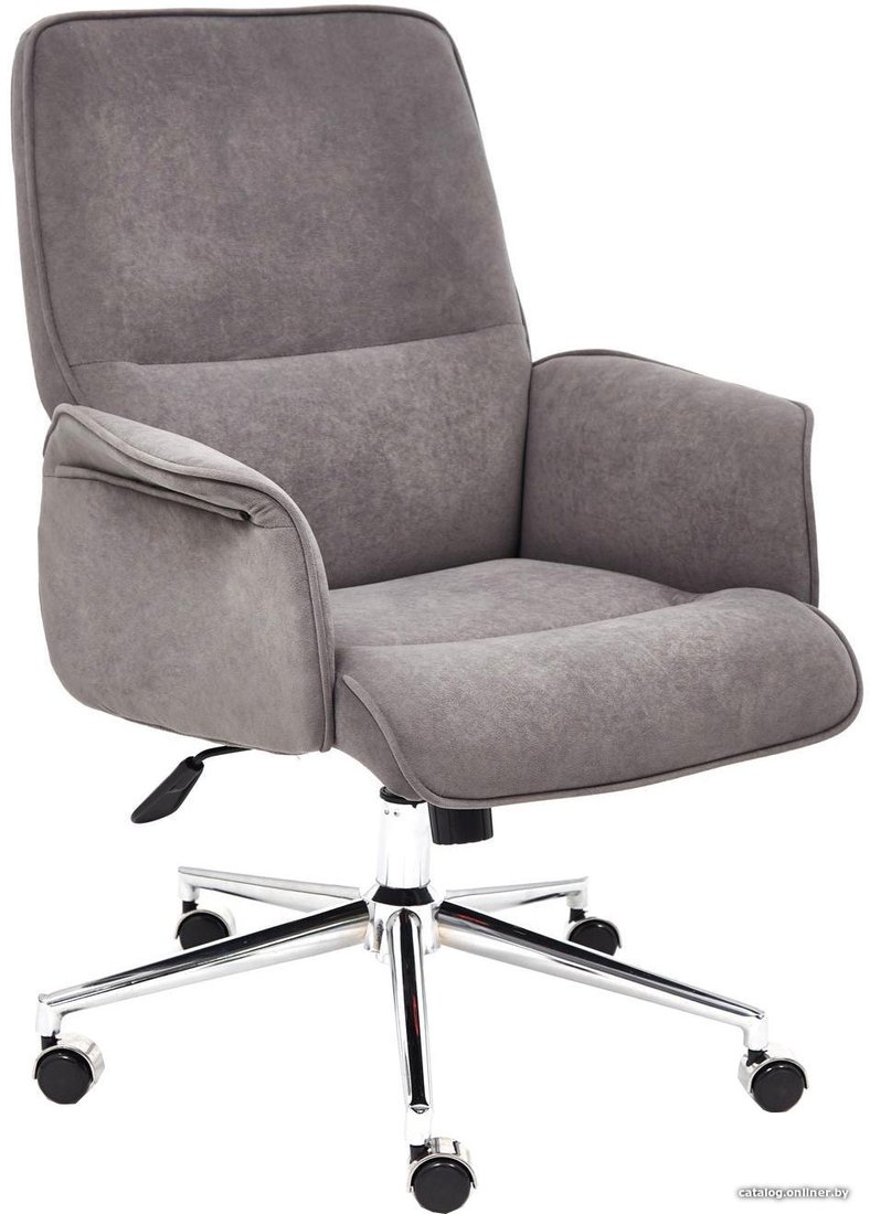 Офисное кресло TetChair York (флок, серый)