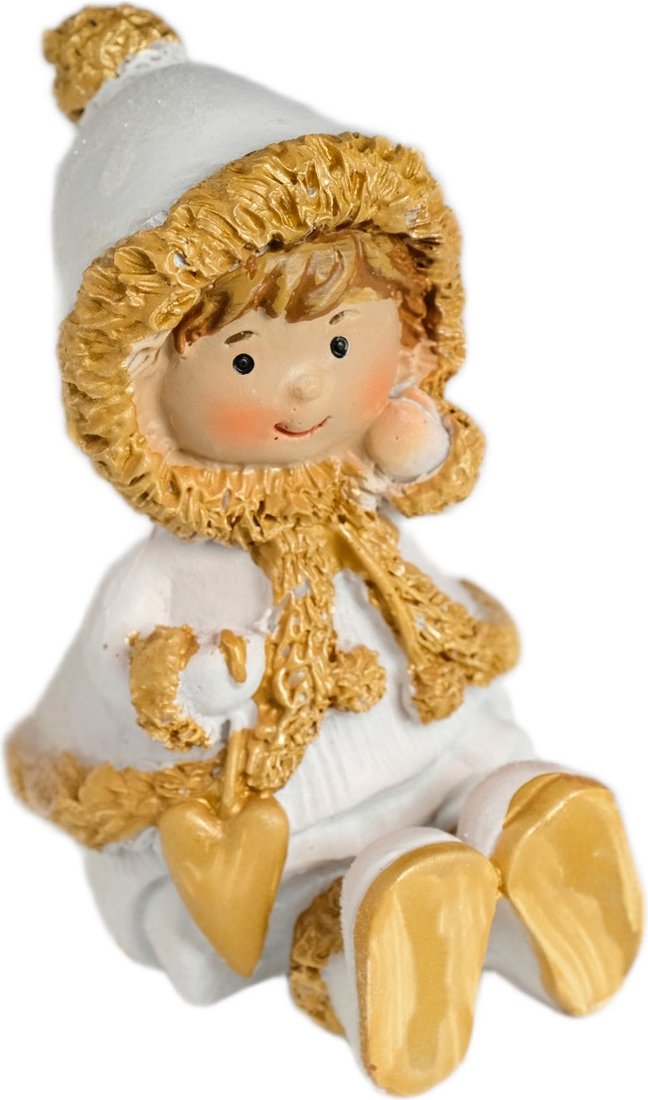 

Статуэтка Sima-Land Малышка в белой шубке, с сердечком сидит 10326224