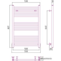 Полотенцесушитель Сунержа Модус 800x500 00-0250-8050