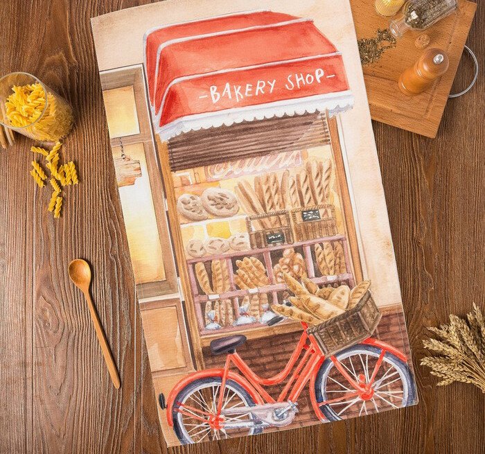 

Полотенце Этель Bakery house 4645871 (бежевый)