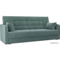 Диван Лига диванов Надежда 103071 (велюр, бирюзовый)