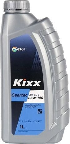 

Трансмиссионное масло Kixx Geartec GL-5 85W140 L2984AL1E1 1 л