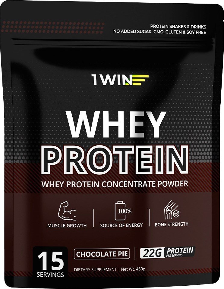 

Протеин сывороточный (концентрат) 1WIN Whey Protein (шоколадный пирог, 450г)