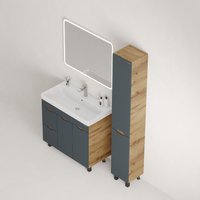 Onika Тумба с умывальником Айленд 90 109032 + Santek Адриана 90 1WH501629