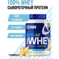 Протеин сывороточный (концентрат) USN BlueLab 100% Whey (908г, ваниль)