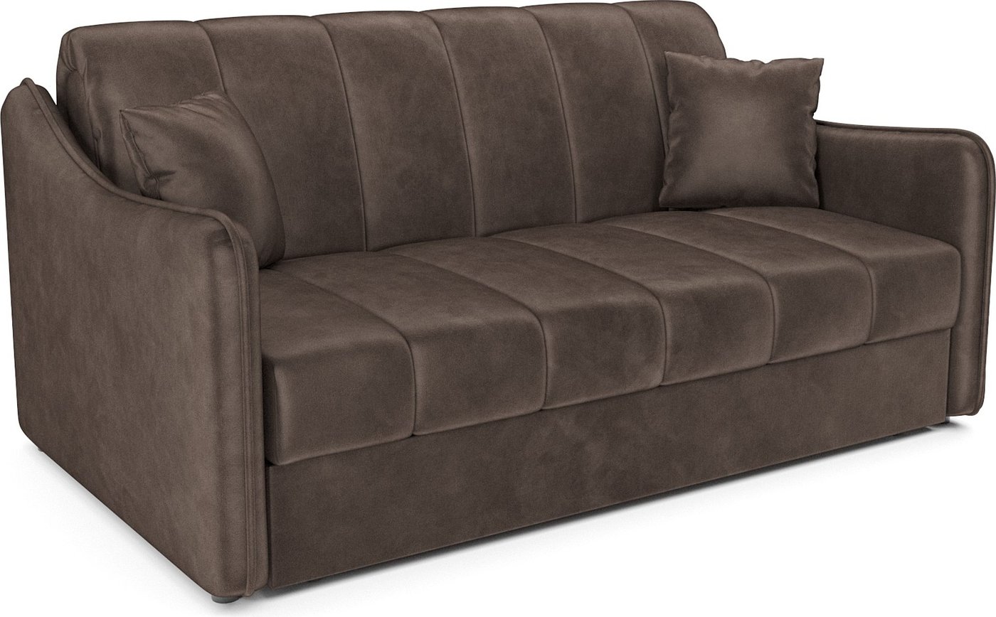 

Диван Мебель-АРС Давос ППУ 140x200 см M2-109-3 (бархат шоколадный Star Velvet 60 Coffee)