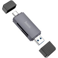 Карт-ридер Hoco HB45 USB-A + Type-C 3.0
