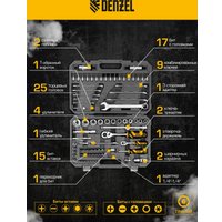 Универсальный набор инструментов Denzel 15809 (82 предмета)