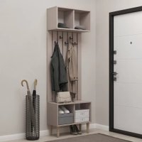 Вешалка для одежды MONOFIX Одос настенная (капучино)