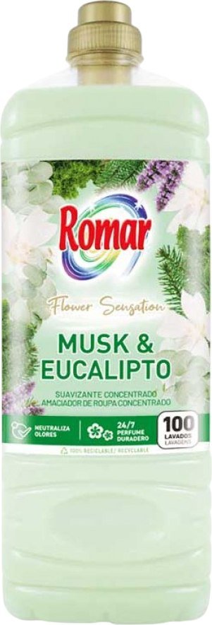 

Кондиционер для белья Romar Flower Sensation Мускус и эвкалипт (2л)