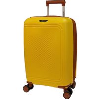Чемодан-спиннер Mironpan 11182 55 см (желтый)