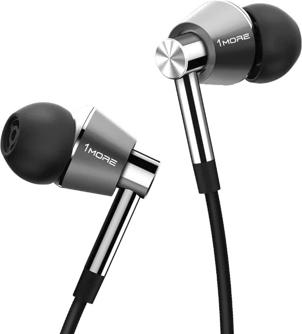 

Наушники 1More Triple Driver In-Ear E1001 (серебристый)