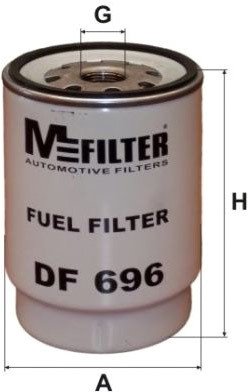 

Топливный фильтр Mfilter DF696