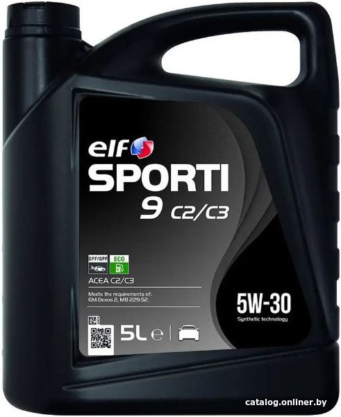 Моторное масло Elf Sporti 9 5W30 C2/C3 5л