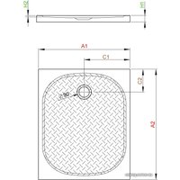 Душевой поддон Radaway Zantos F 120x80 [M3ZNF1280-06]