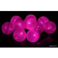 Новогодняя гирлянда Vegas Хлопковые шары 55167